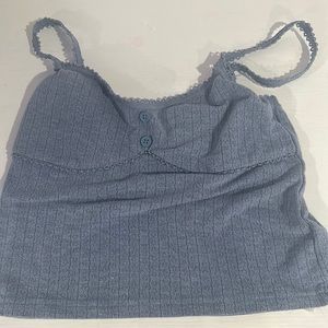 light blue tank top- so soft and comfortable
